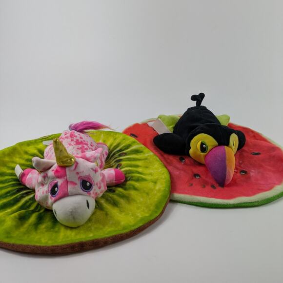 Basic Fun Other - Tucanito Unicornito Berry Fruit Cutetitos Fruito Scented Tucan Plush Wrap 2019
